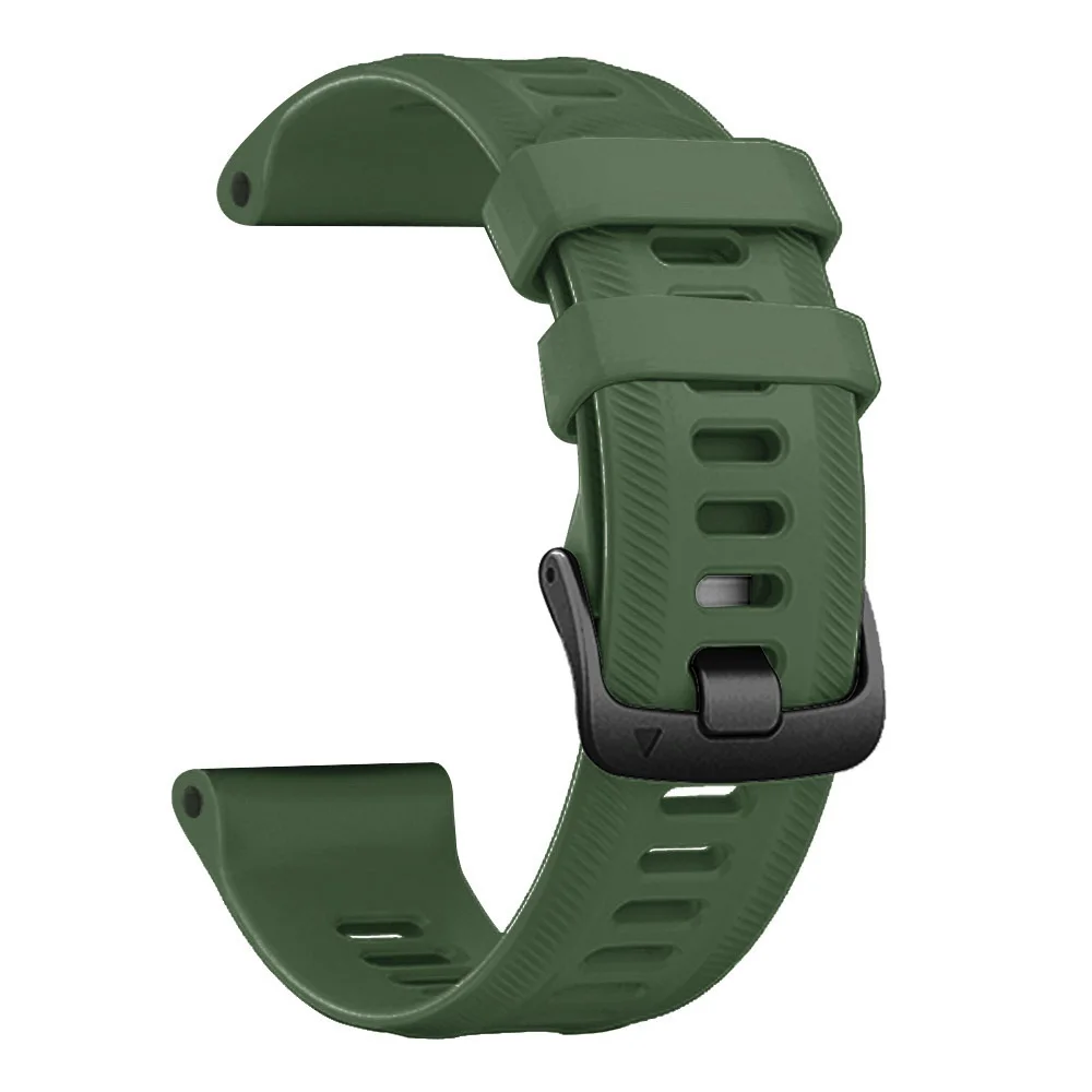 Pulseira de silicone esportiva para Garmin, pulseira de substituição, bandas esportivas para Garmin, Forerunner, S70, S60, S62, Epix Pro2, Forerunner 965, 955, 945, 22mm