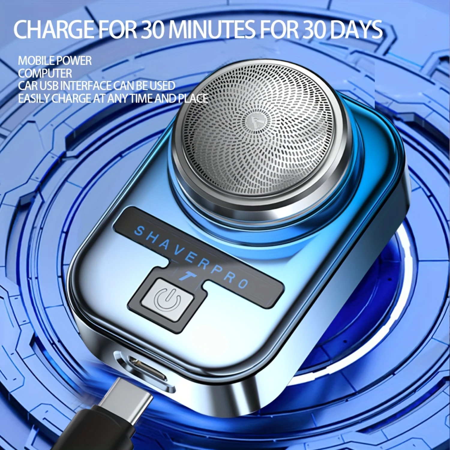 

Men's Shaver Mini Men's Mustache Portable Mustache Male