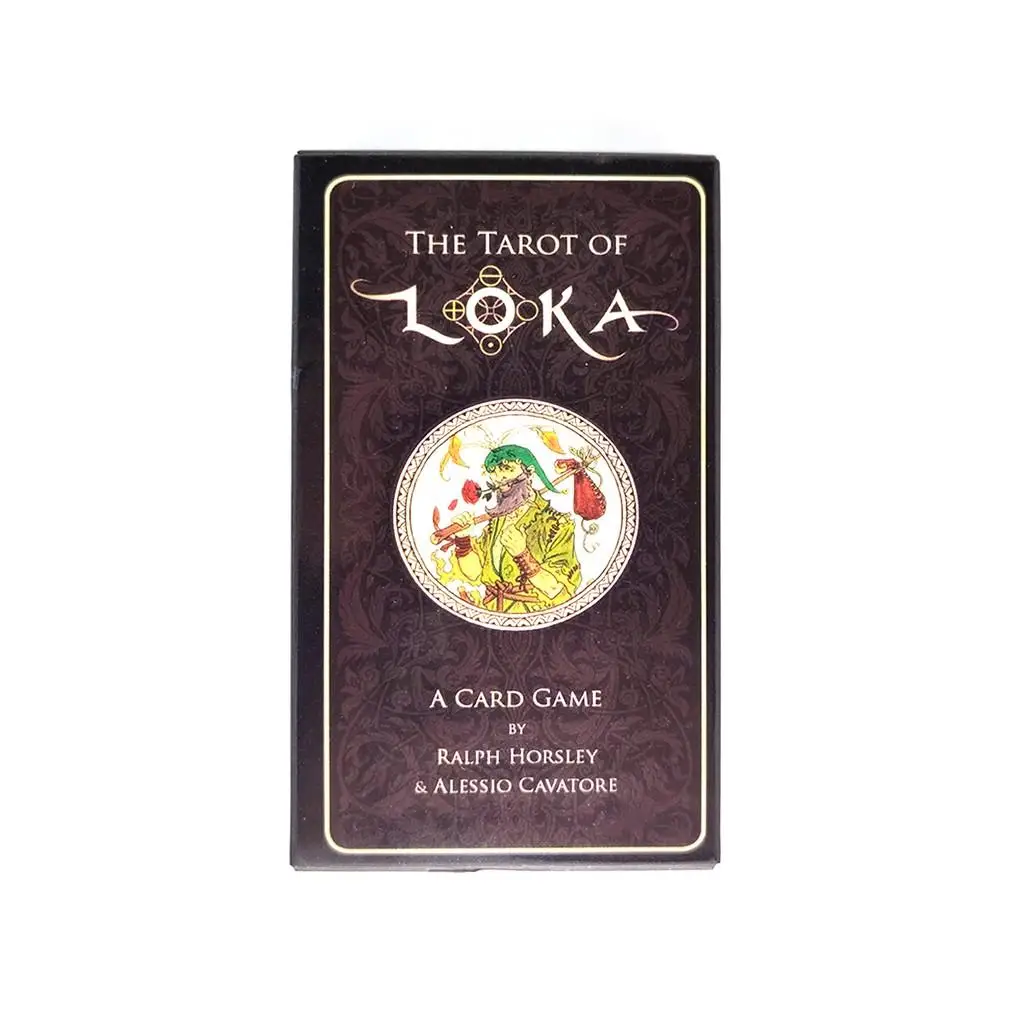 The Tarot of Loka English Version Divination Deck Entertainment Party Board Game 80Pcs/Box