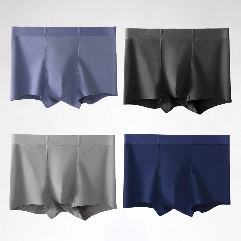 1pc männer unterwäsche männer boxer reine baumwolle jungen shorts kopf sport vier ecken komfortable atmungsaktive mode unterhosen