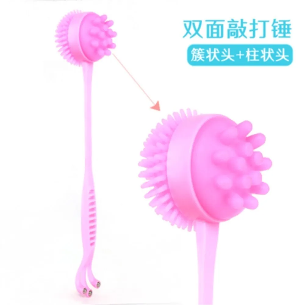 

Pasha board meridian beat health pat silicone hedgehog back beater beat hammer massager stick household sand pat