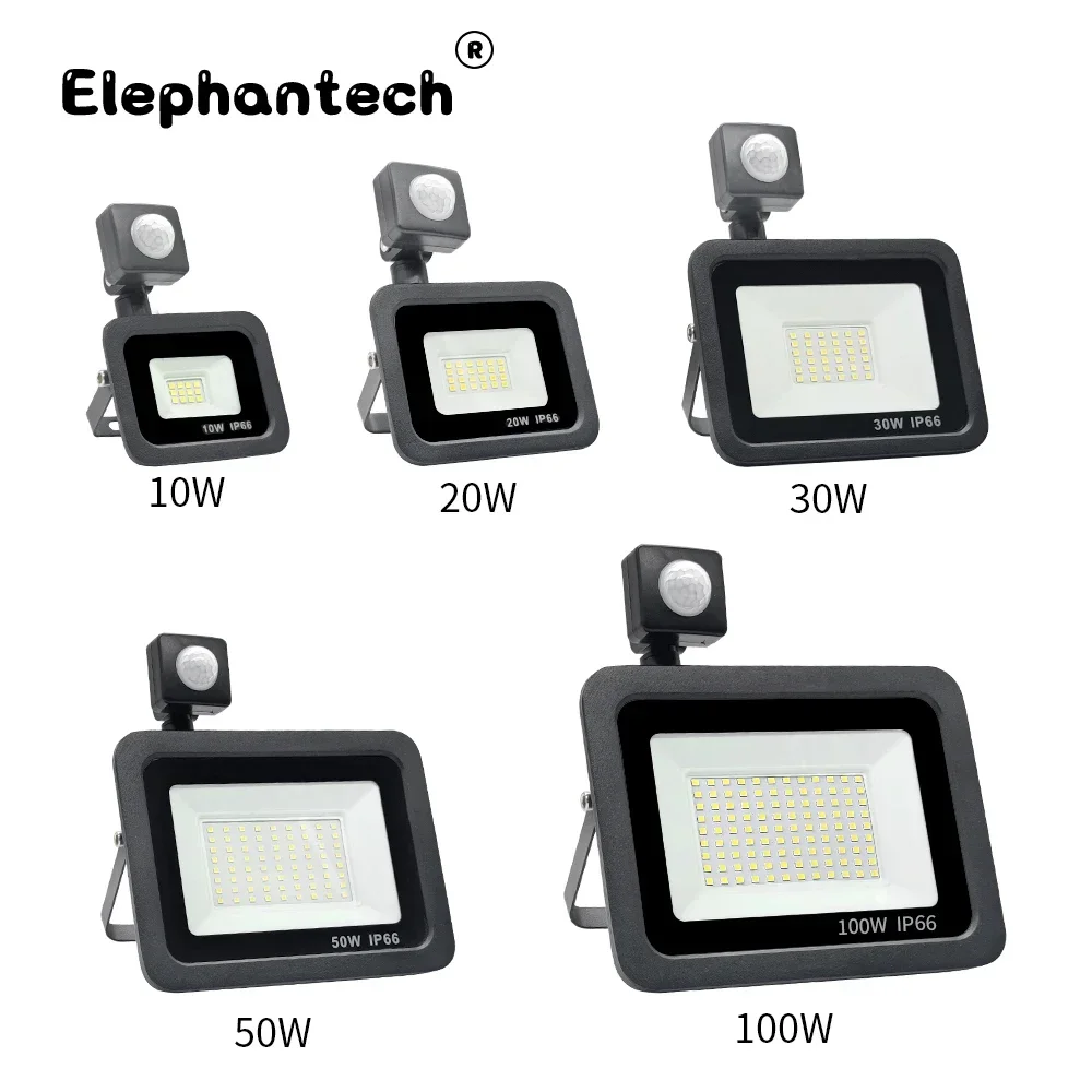 

LED PIR motion sensor LED Flood Light Outdoor Led Spotlight Projector 220V 100W 50W 30W 20W 10W lamp motion detector