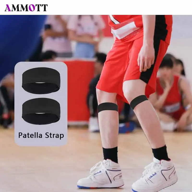 

1pcs/2pcs Shock-Absorbing Patellar Strap Sports Knee Support Compression Health Care Equipment for Fitness Running Basketball