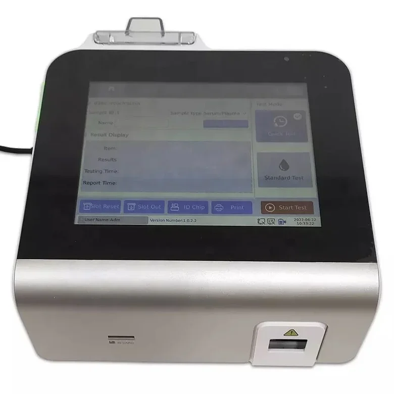 Finecare FS114 Touch Screen Immunofluorescence Quantitative Analyzer Hormones Analyzer Poct Immunoassay Analyzer