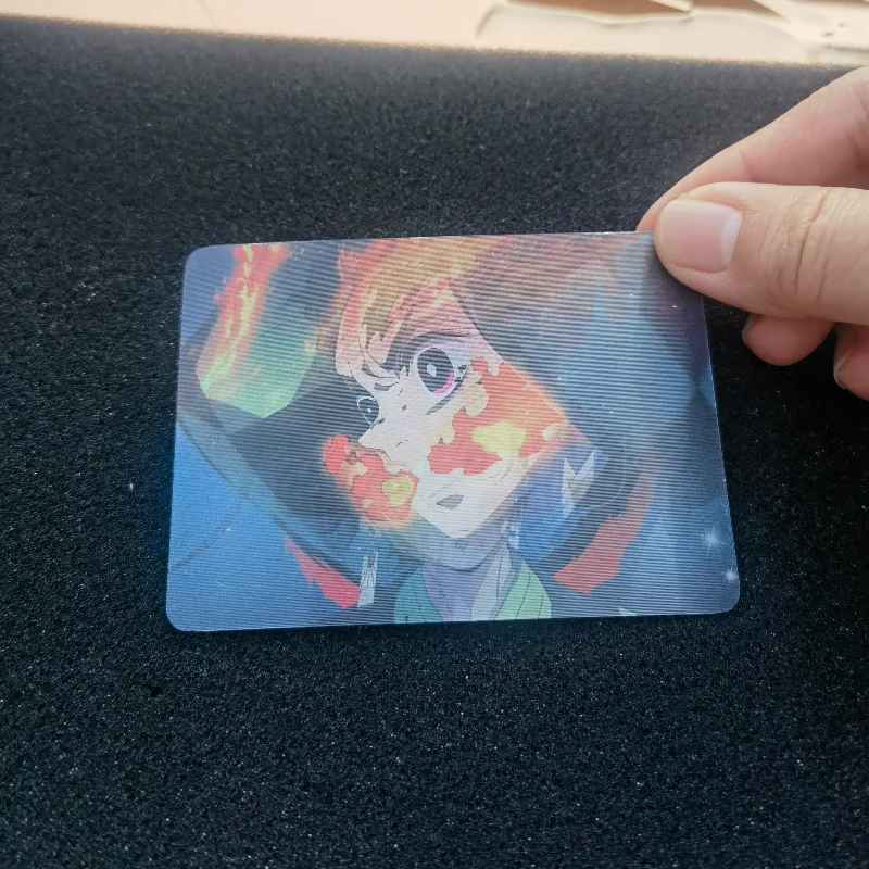 

Creative Demon Slayer Cards Zenitsu Anime Action Figure Cartoon Grating Card Cute Toys Christmas Birthday Gift Anime Merchandise