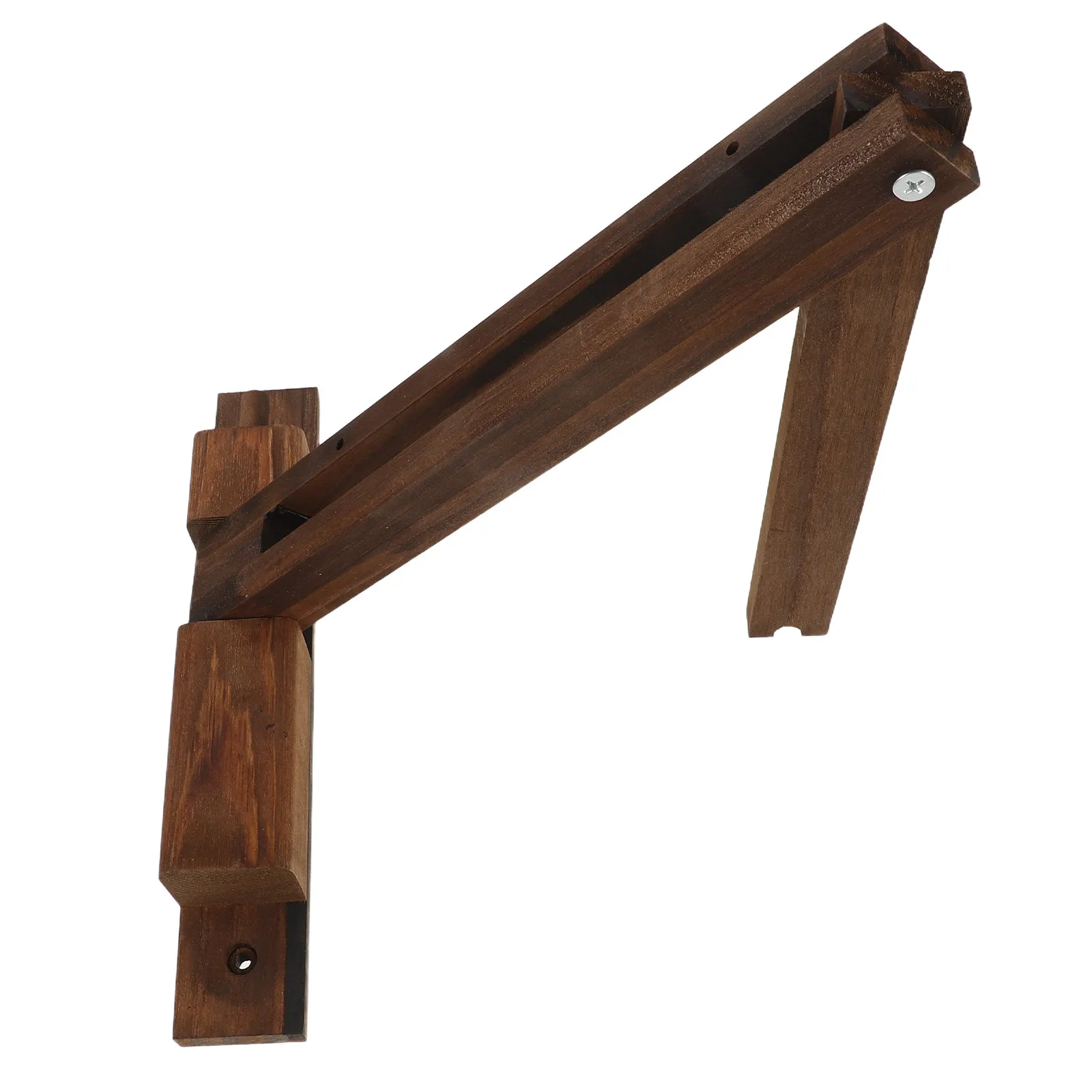 

Wall Mount Wood Bracket Folding Wood Lamp Holder Vintage Style Adjustable Wall Sconce Bracket for Bedroom Study Reading Hanging