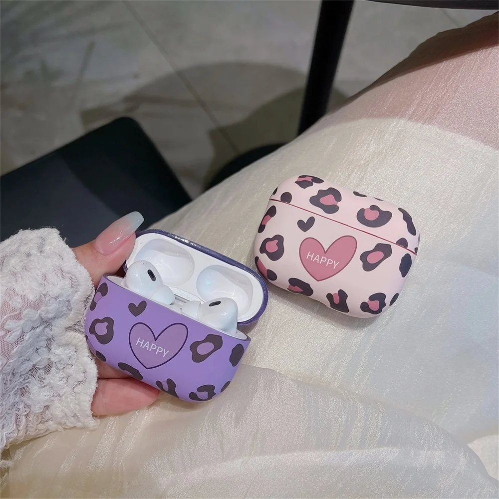 

Leopard Print Earphone Case For Airpods Pro 2 USB C Silicone Protective Cover For Apple Airpods 3 3rd 2 1 Coque air pods 3