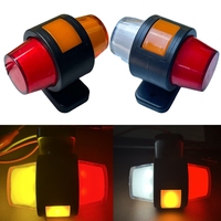 2Pcs 12v-24v 3colors Truck lights Trailer lamp Tail Light truck Side Marker Indicators caravan rear Light tractor Signal Lights