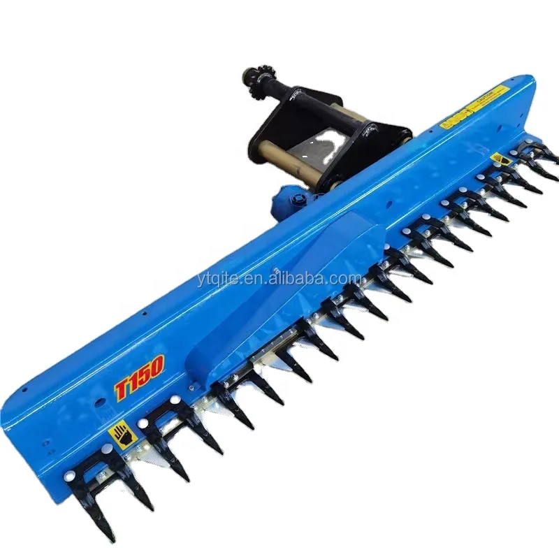 Hydraulic grass sheer digger hedge trimmer for excavator