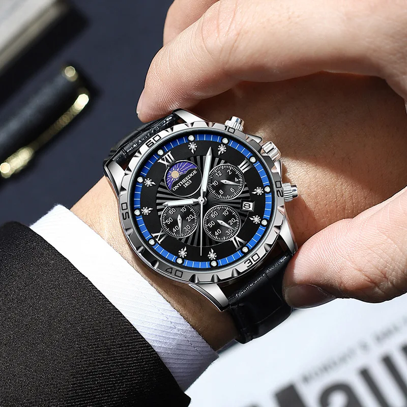 

New 2025 Multi-Functional Quartz Wristwatch for Men, Trendy Student Style Watch for Bulk Orders