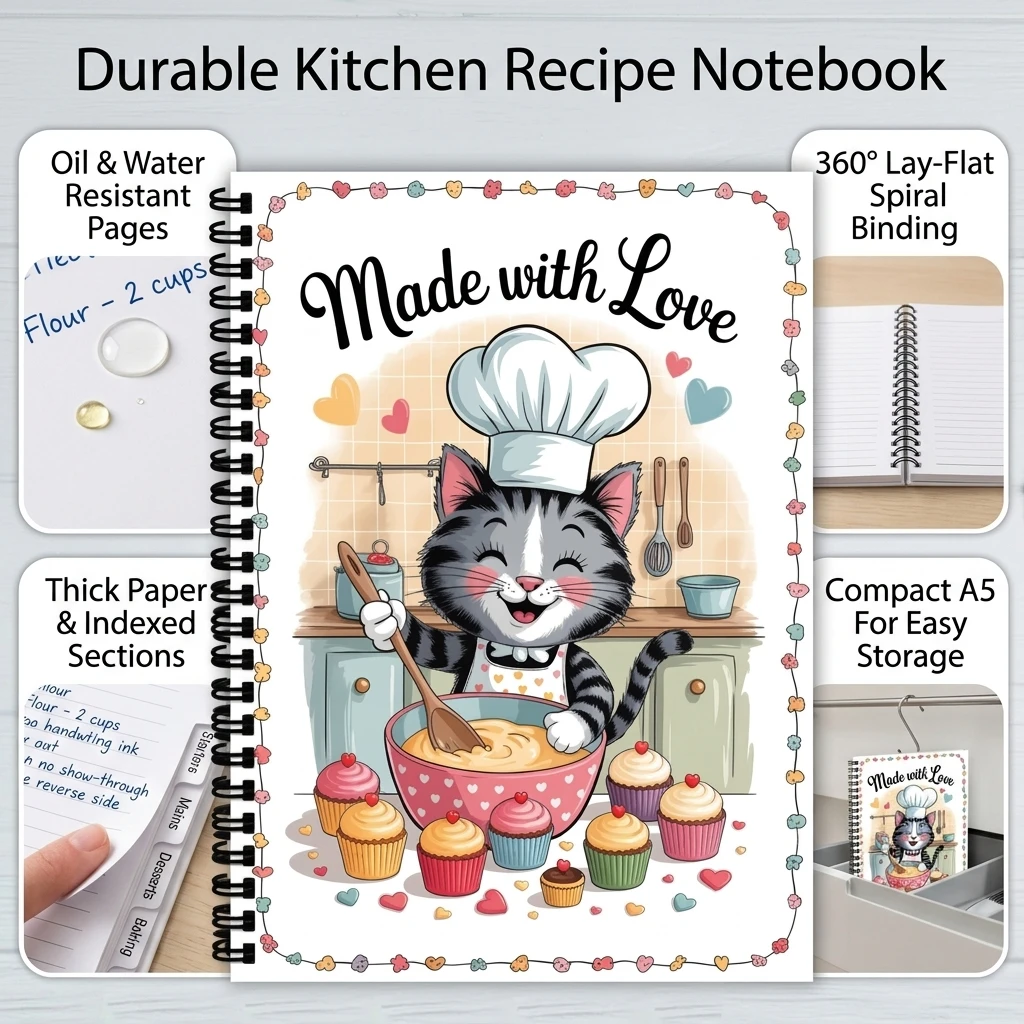 A5 Yemek Planlayıcı Yemek Günl - Meal Prep Book incelemesi ve fiyatı