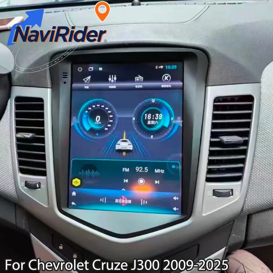 Autoestéreo Android de 10.4 Pulgadas para Chevrolet Cruze J300 2009-2025, Navegador, Carplay, GPS para Auto, Reproductor Multimedia de Video, Bluetooth, Unidad Principal