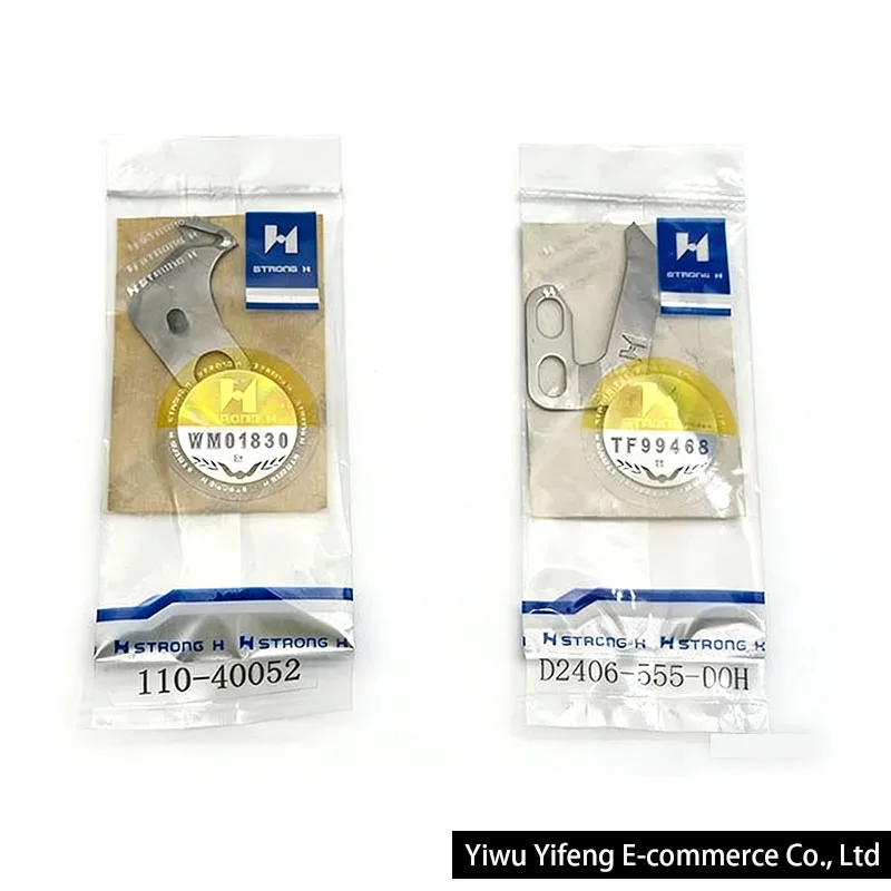 Strong H moving knife 110-40052 fixed knife D2406-555-D0H for JUKI DDL-8700-7/555/9000C Computerized sewing machine part