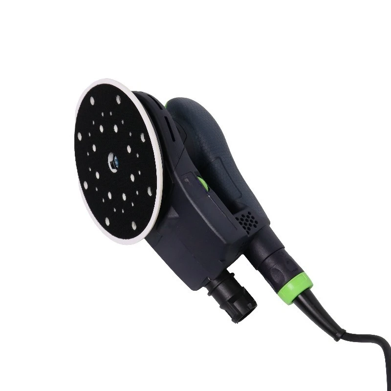 Lixadeira Orbital Aleatória Elétrica Sem Escovas de 400W, Excêntrica 3mm/5mm com Base de 150mm 6 polegadas