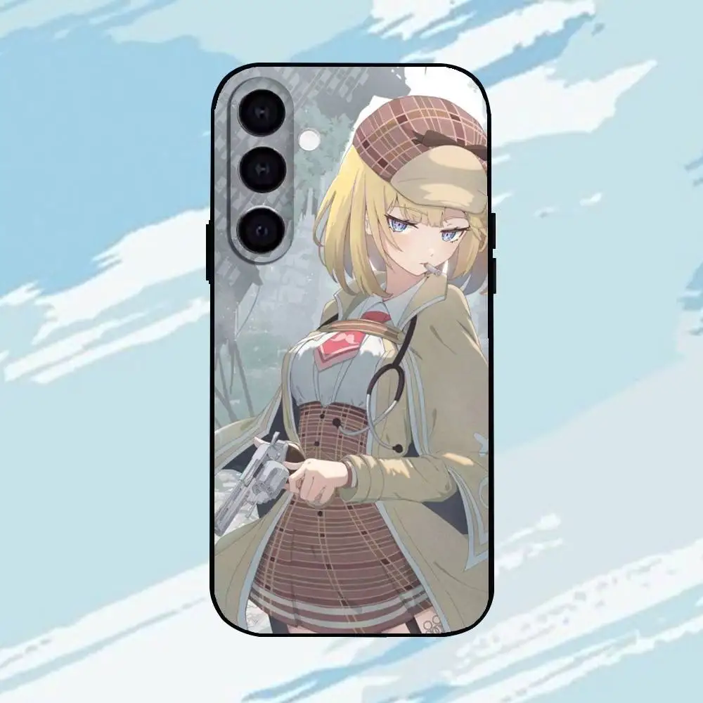 Etui na telefon A-Amelia Watson do Samsung Galaxy A73, A72, A71, A70, A53, A52, A51, czarna obudowa ll