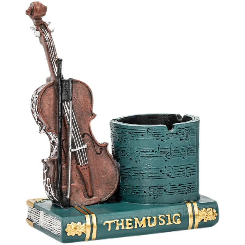 

Creative Personalized Trend Home Living Room Office Retro Prevent Fly Ash European High-End Violin Ornaments