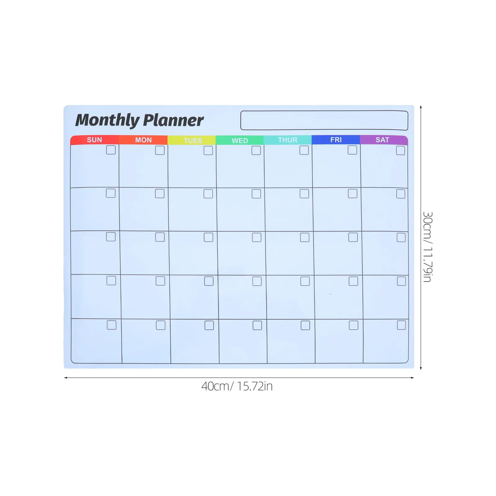 Flexible Dry Erase Wall Calendar Sticker Self Adhesive Monthly Planner Whiteboard Decal Removable Undated Organizer for Office