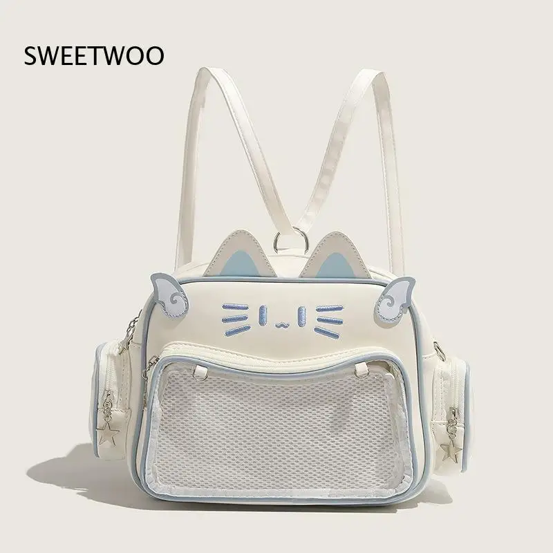 Detachable-Adjustable-Strap Wear-Resistant Pastel-Tone Teen Daily-Use Mini Bag