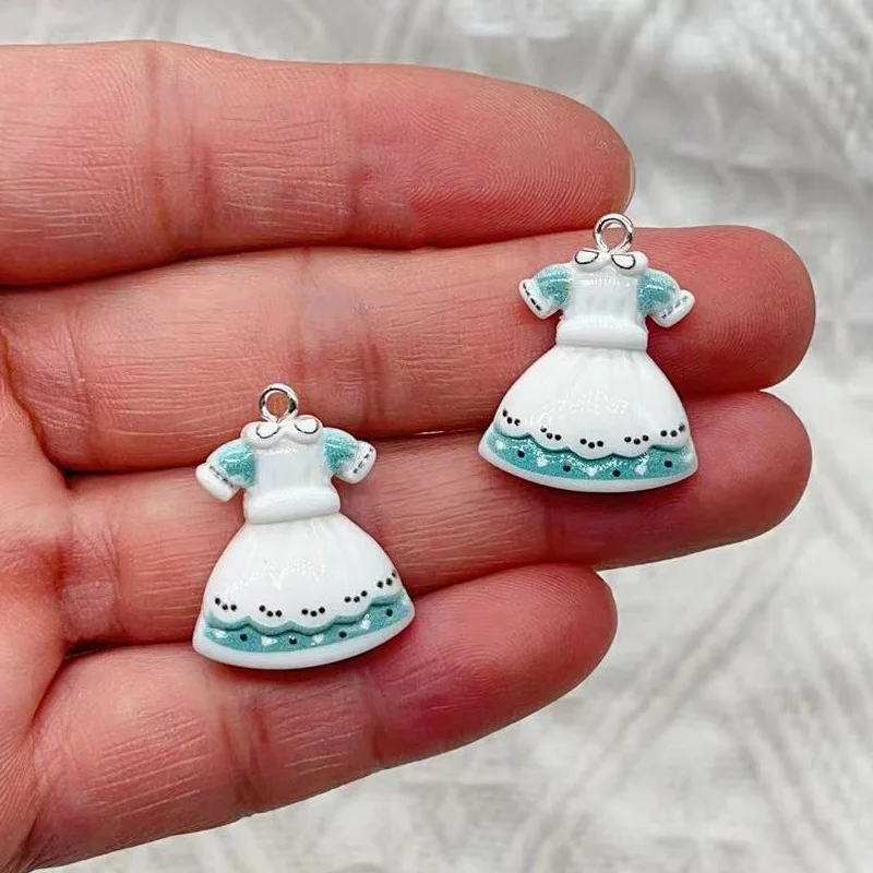10Pcs Cartoon Animal Resin Charms Kawaii DIY Decor Accessories Earring KeyChain Necklace Trinket Pendant Jewelry Findings charms