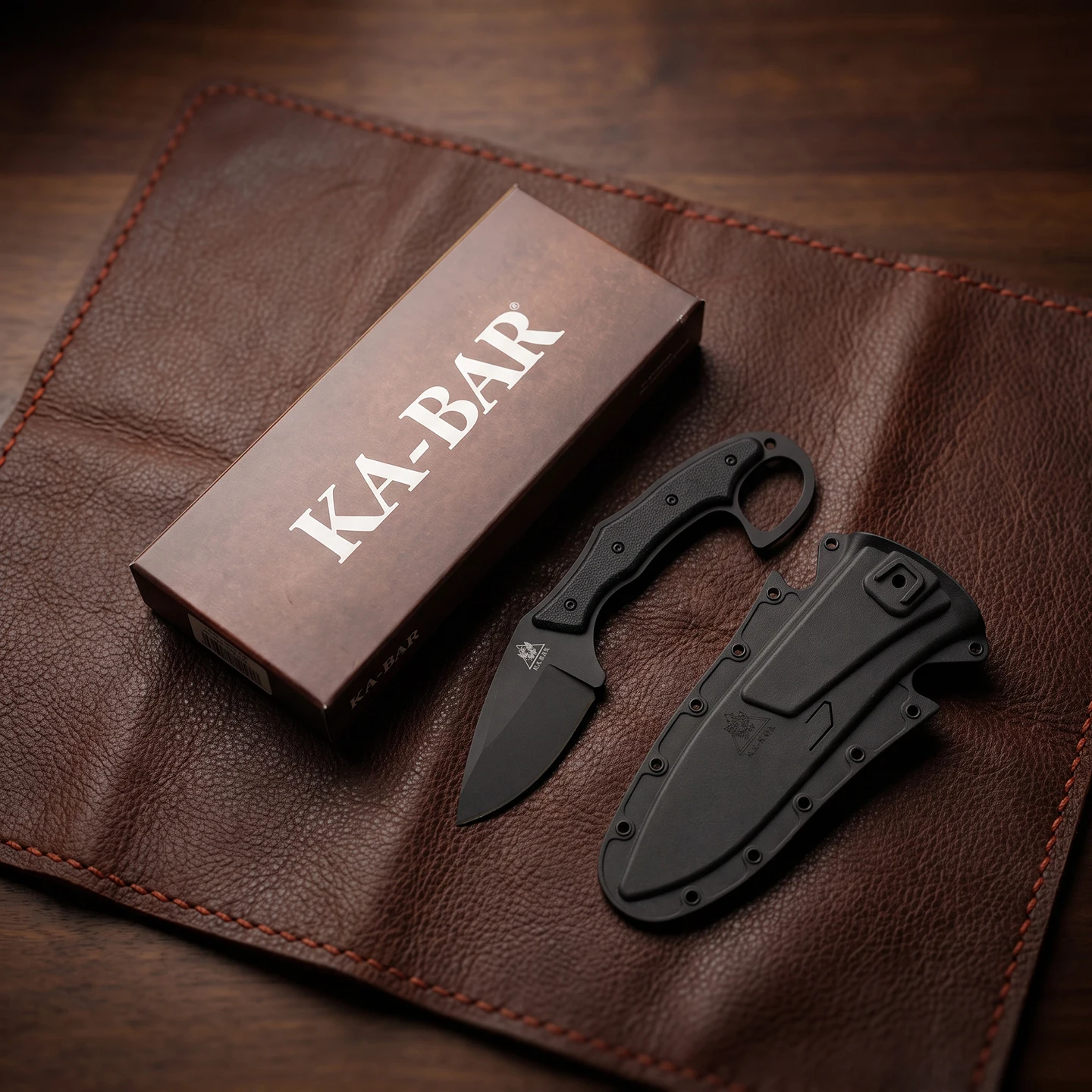 KB--2491 Outdoor Equipment Small Straight Knife Multi-purpose Tool for Camping and Hiking Compact Knife Portable K Sheath