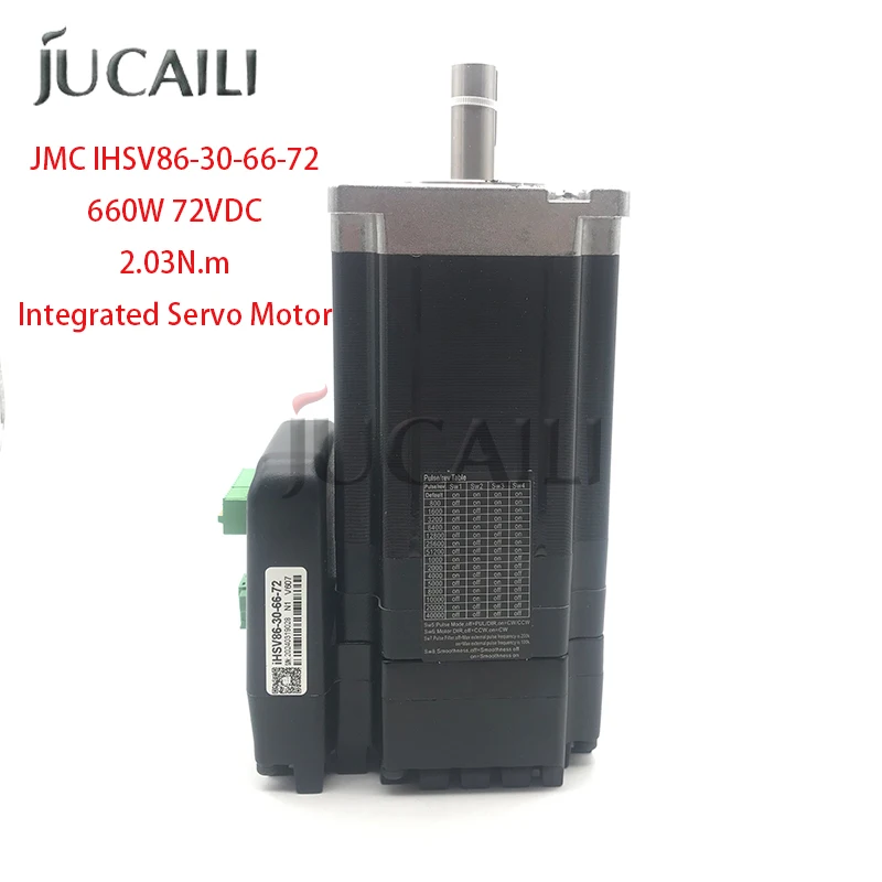 

Интегрированный серводвигатель JUCAILI JMC IHSV86-30-66-72 660W 72VDC – крутящий момент 2.03 Н·м – для струйных принтеров