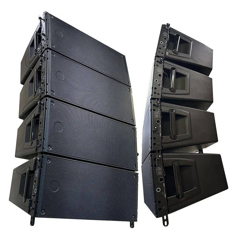 20A Plastic DSP Line Array Speakers Subwoofer Sound System Dual 10-inch Professional Active Line Array Speakers