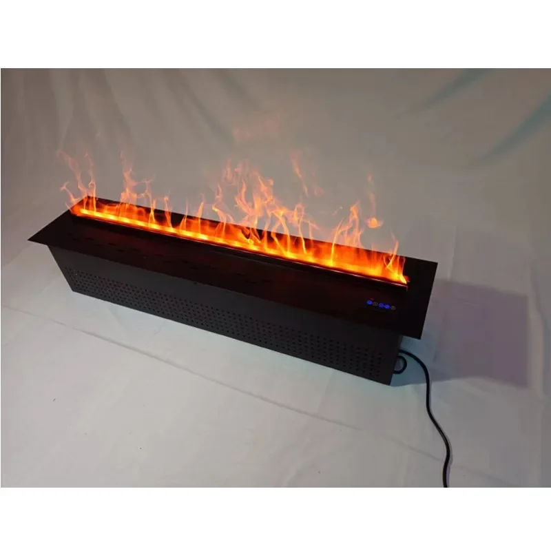 48-Inch 3D Water Vapor Electric Fireplace With Logs Or Pebbles Low Price Product
