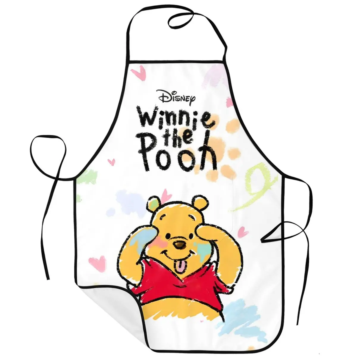 

Winnie The Pooh Apron Home Kitchen Baking Gardening for Women Men With Pockets Cooking BBQ Grilling Aprons Oil Proof Waterproof