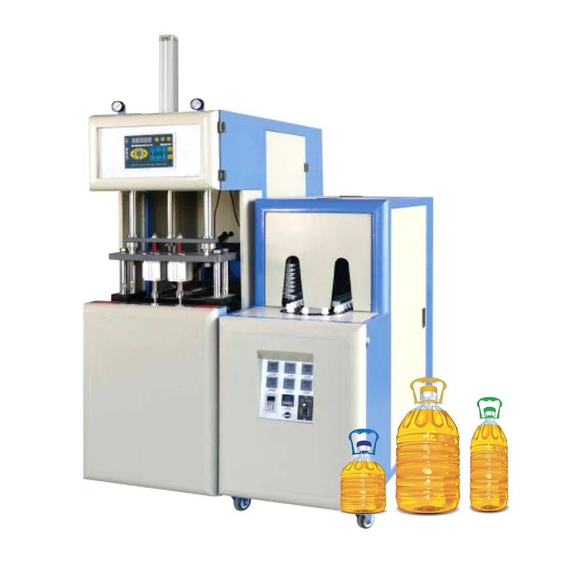 HAITUO Semiautomatic Pipette Dropper 500ml Preform Biodegradable Pet Plastic Bottle Blower Blow Molding Machine Price