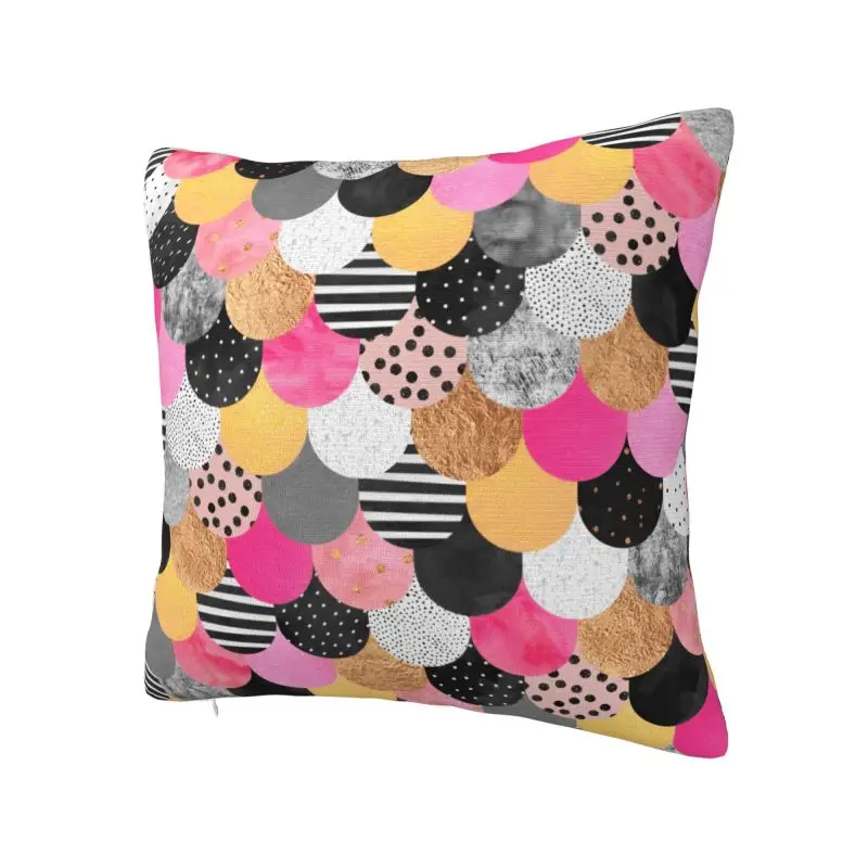 Nordic Pretty Mermaid Cushion Cover 55*55 cm Soft Abstract Geometric Art Throw Pillow Case Decoration Sofa Chair Pillowslip