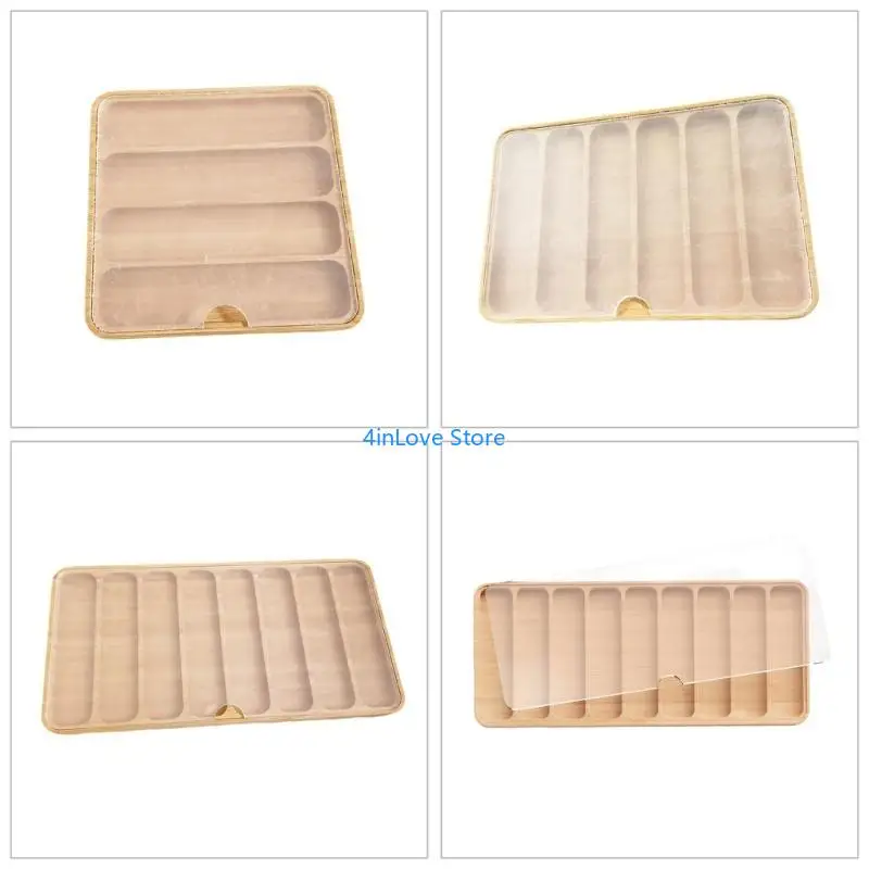 

T4MD Practical Watch Box Organizers Convenient Watch Display Holder with Lid for Watch Collectors&Enthusiasts