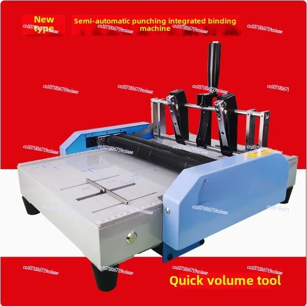 Electric Binding Machine A3 Small Binding Machine Folding Page Riding Nail Folding Machine A4 Middle Seam Double Head Stapler