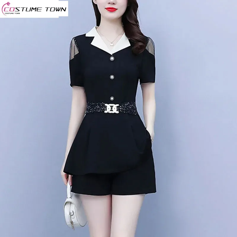 Showcasing Height and Slimming Temperament Fashionable Professional Set 2024 Spring/summer New Fashion Casual Two-piece Set