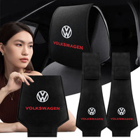 Car Seat Back Headrest Pillow Dustproof Cover Cotton Support Pads Covers For Volkswagen VW B6 B7GOLF CC Polo Tiguan CADDY PASSAT