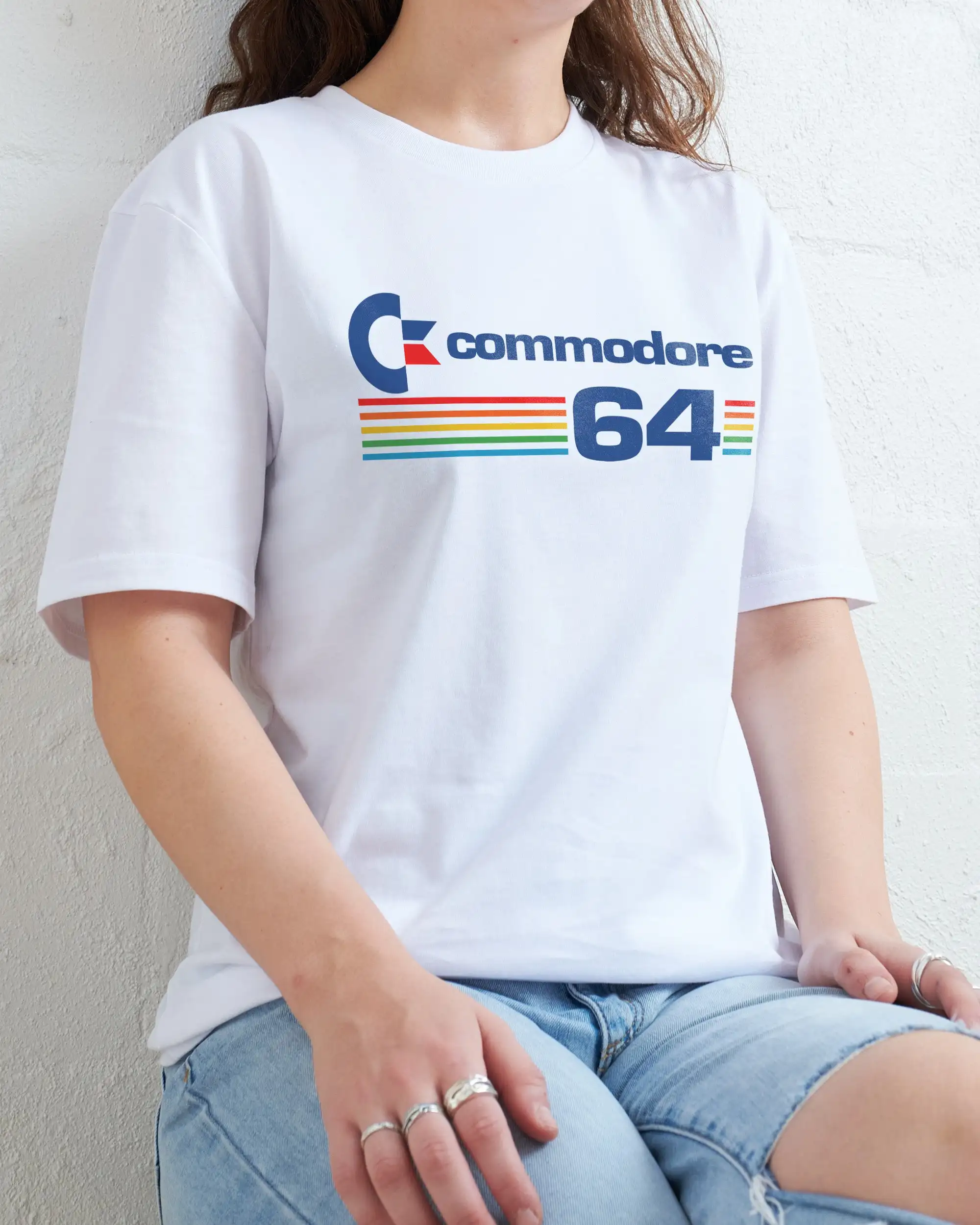 Camiseta informal de moda de verano Commodore 64, camiseta de algodón para hombres y mujeres
