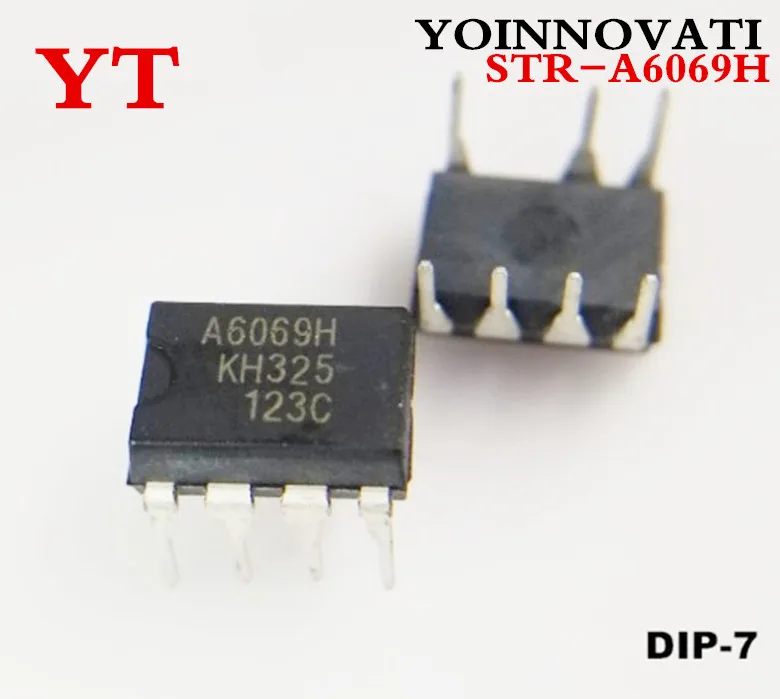 5PCS STR-A6069H A6069H DIP-7 IC Chips REG PWM CONV AC/DC Best Quality