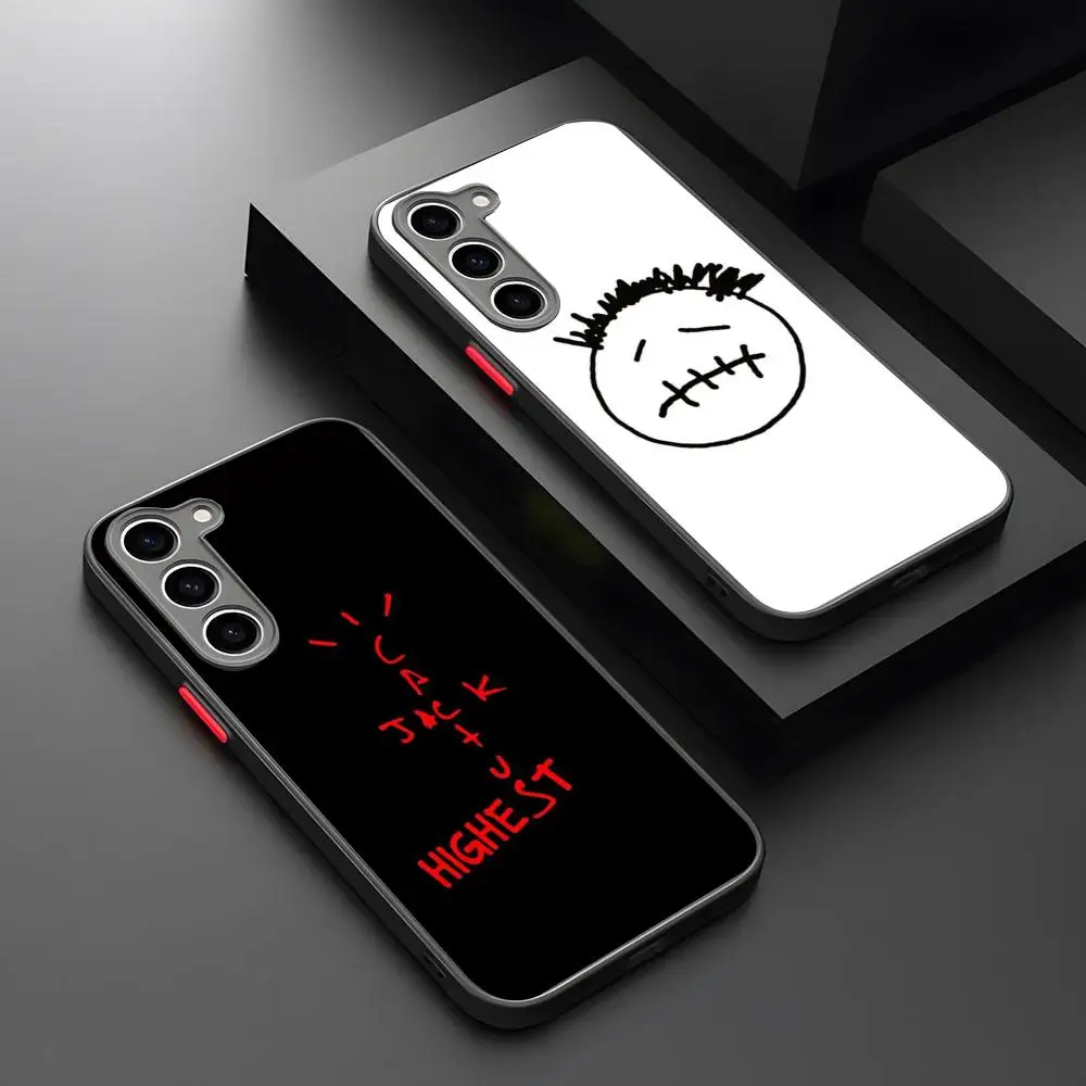 Travis Scott Huncho Jack ASTROWORLD TOUR Phone Case Matte Magnetic For Samsung S25 24 S23 S22 S21 S20 Ultra Plus FE Frosted Wire