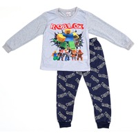 Hot Game ROBLOX Children T-Shirt Shorts Set Cartoon Print Summer Fashion Short Sleeve Cotton Top Tees Birthday Gifts