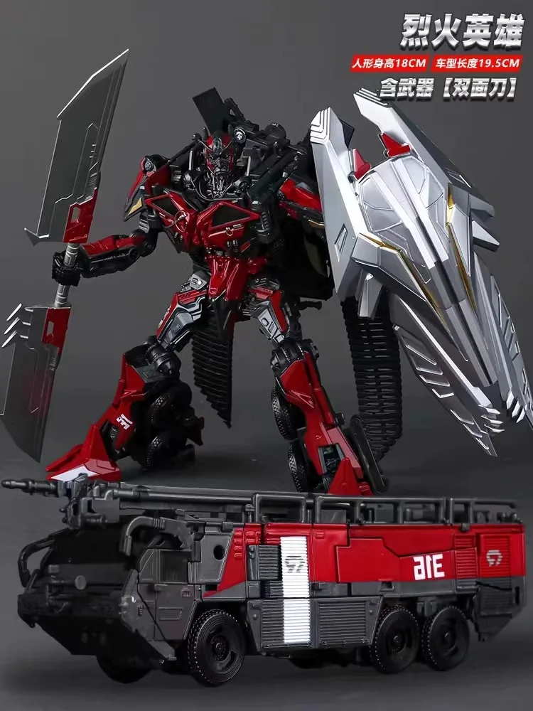 Robot de transformación de juguete para niños, robot de coche, modelo de estatuilla de coche de aleación