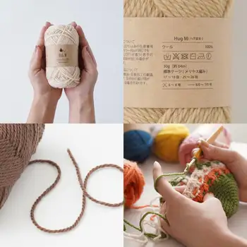 5 ks/sada mléčné bavlněné pletací vlněné příze 250g barvené lany pro háčkování, řemeslo, svetry, čepice, panenky, šití, pletací nástroje 10 nejlepší prodej pletací příze artknock - №10