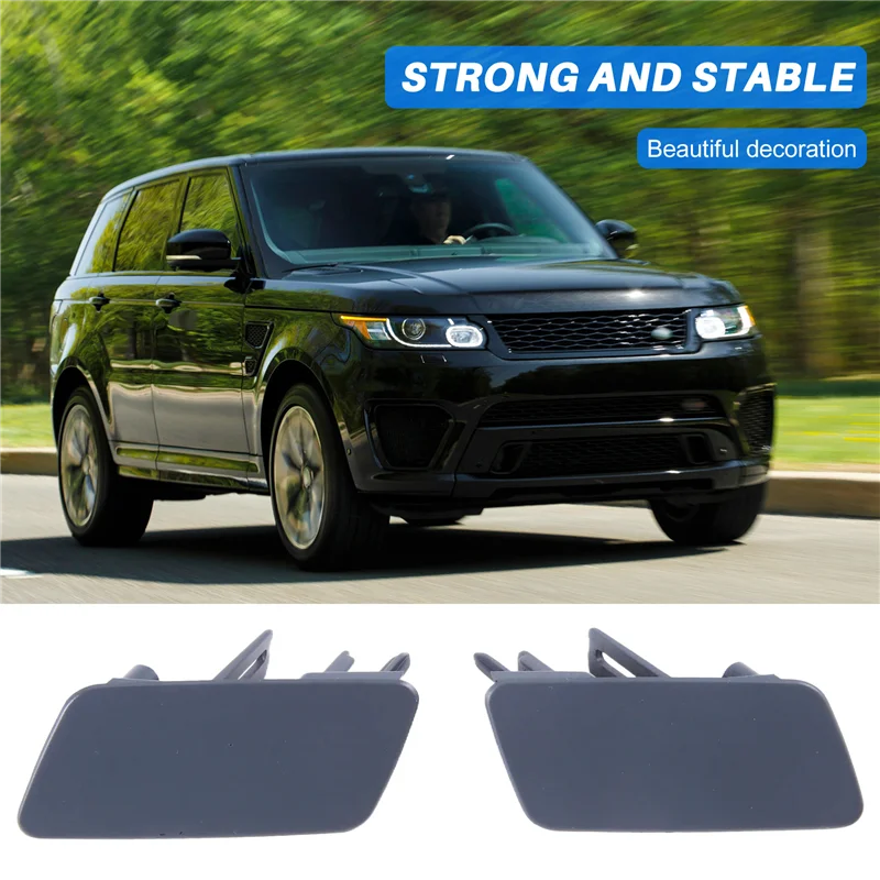 

Car Front Bumper Headlamp Washer Cover Cap For Range Rover Sport L494 2014-2017 LR045044 LR045045-A61E