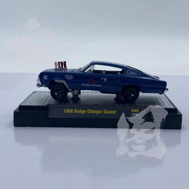 M2 Machines Diecast 1: 64 Scale 1966 Charger Gasser Simulation Alloy Car Model Collection Display Toy Gift