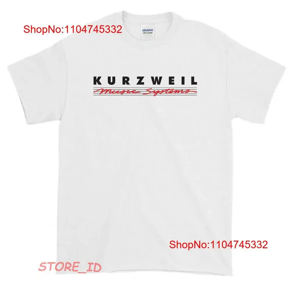 Kurzweil Music System Equipmen Logo camiseta divertida americana para hombre talla EE. UU. S XXL vintage lavado cómodo moda suave