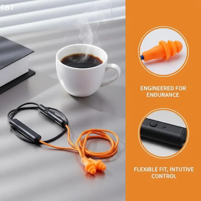 Auriculares Bluetooth con cable para protección auditiva y supresión de ruido en el trabajo, imitación de protección laboral, tapones para los oídos, Tienda TIng Q