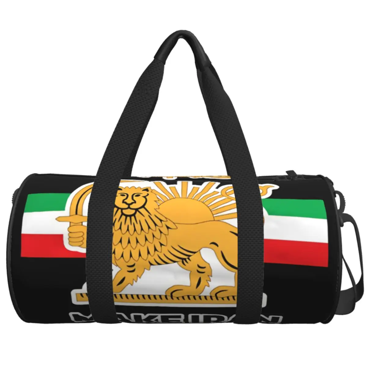 

Make Iran Great Again Travel Bag Training Gym Bag Men Printed Large Capacity Retro Sports Fitness BagsWeekend Handbags