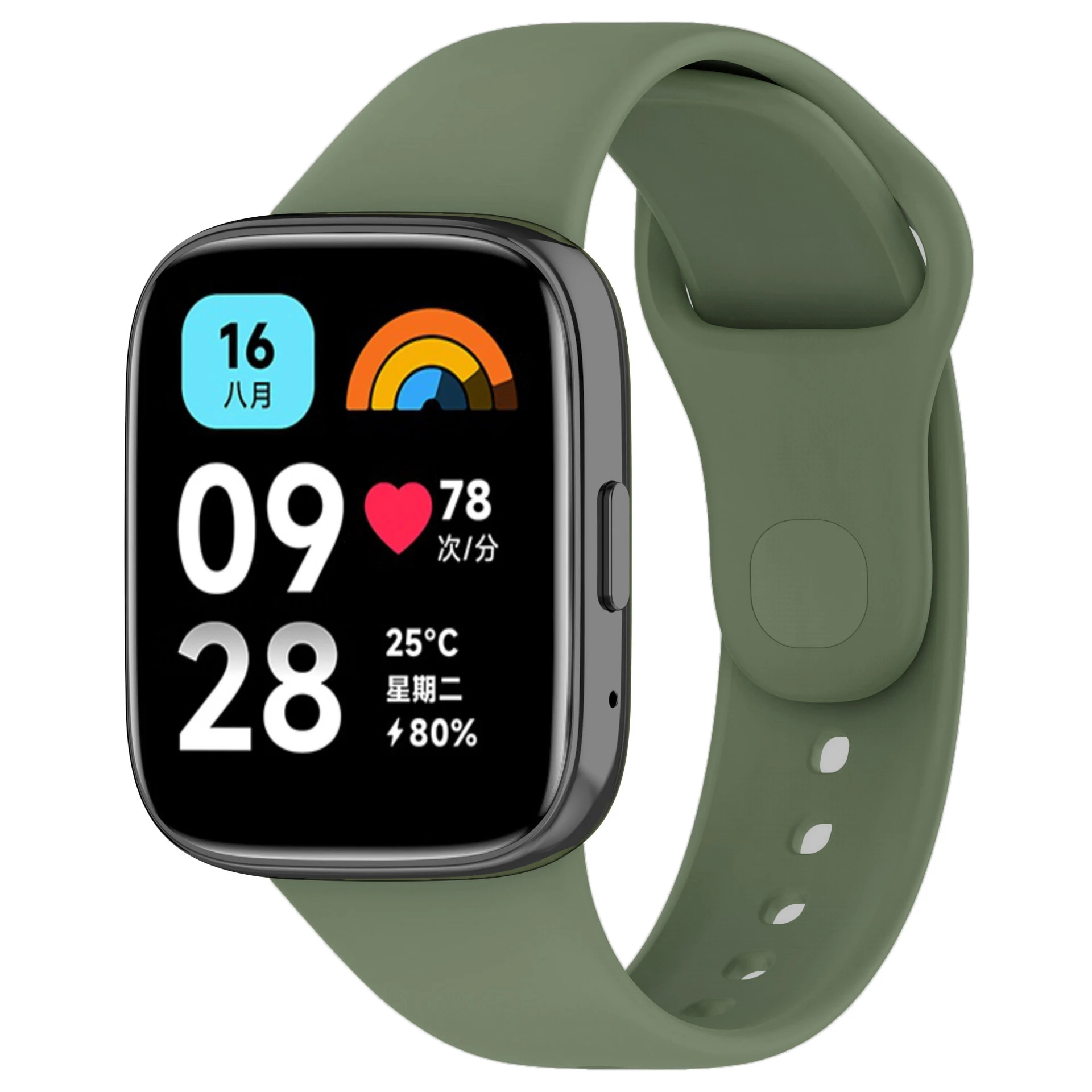 Silicone Band para Xiaomi Redmi Watch 3, Acessórios Ativos, Pulseira de Substituição, Pulseira Sport, Correa RedMi Watch 3 Lite Strap