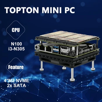 Unittel-لوحة أم NAS صغيرة ، Intel Lan ، كمبيوتر N100 ، ويندوز 11 برو ، لينكس ، أوبونتو ، شبكة محلية مزدوجة ، تطوير المنزل والمكتب ، 12th Alder