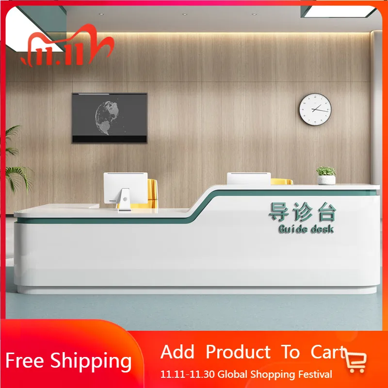 

Company Design Reception Desks Modern Shop Beauty Bar Luxury Display Reception Desks Restaurant Mostrador Commercial Furniture