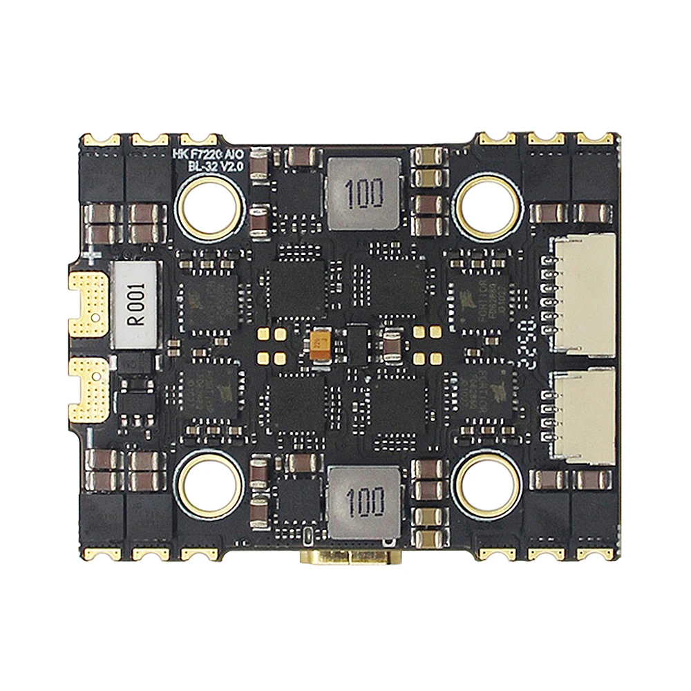 Hakrc F7220d Aio Double Bec F7 Flight Controller 32bit 40a / 50a 4in1 Esc 2-6s For Rc Fpv Toothpick Cinewhoop Drone