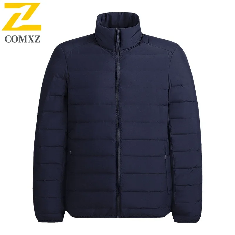 

COMXZ Winter Jacket Thick Warm Korean Style Skiing Cotton Padded Jacket Snowy Windproof Comfortable Puffer Jacket Men's Clothing